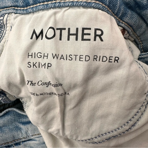 Mother Superior The High Waisted Rider Skimp The Confession Jeans Size:30 FLAW - Picture 5 of 8